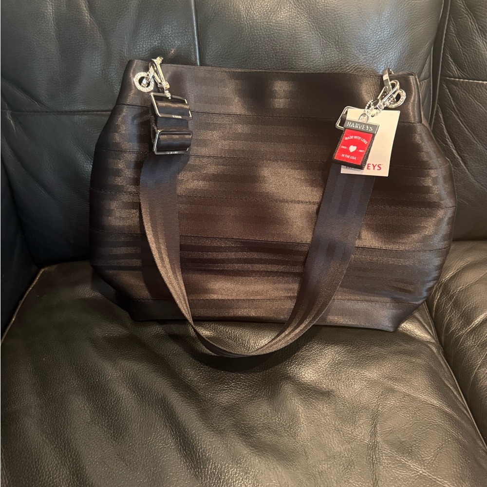 Harvey’s black hobo bag